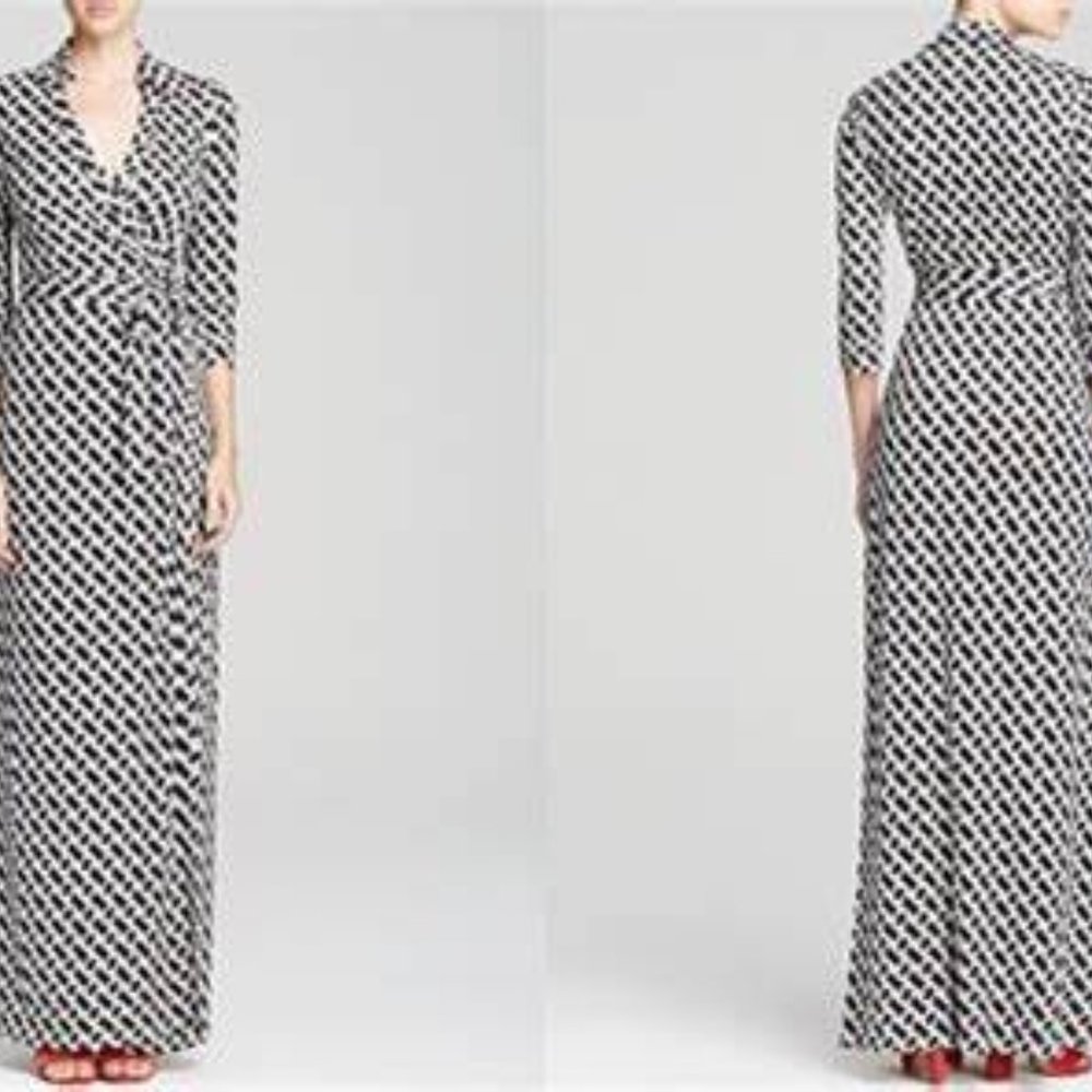 DIANE VON FURSTENBERG Abigail silk-jersey maxi wrap dress - Picture 2 of 4
